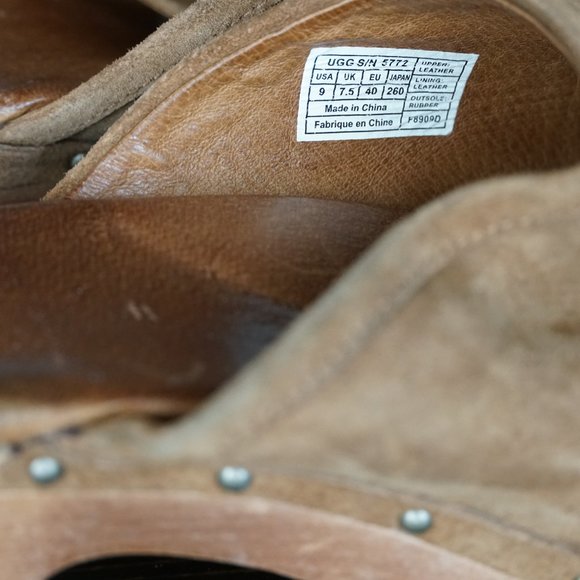 UGG Abbie Women's Suede Mule Clogs - Picture 6 of 12